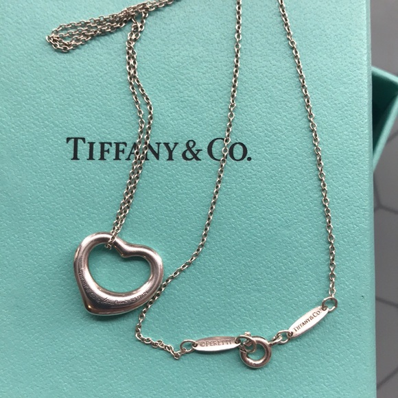 Tiffany & Co. Jewelry - T&Co open heart pendant